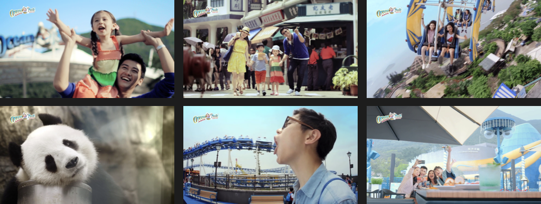 Ocean Park — “Corporate Branding Video” stills
